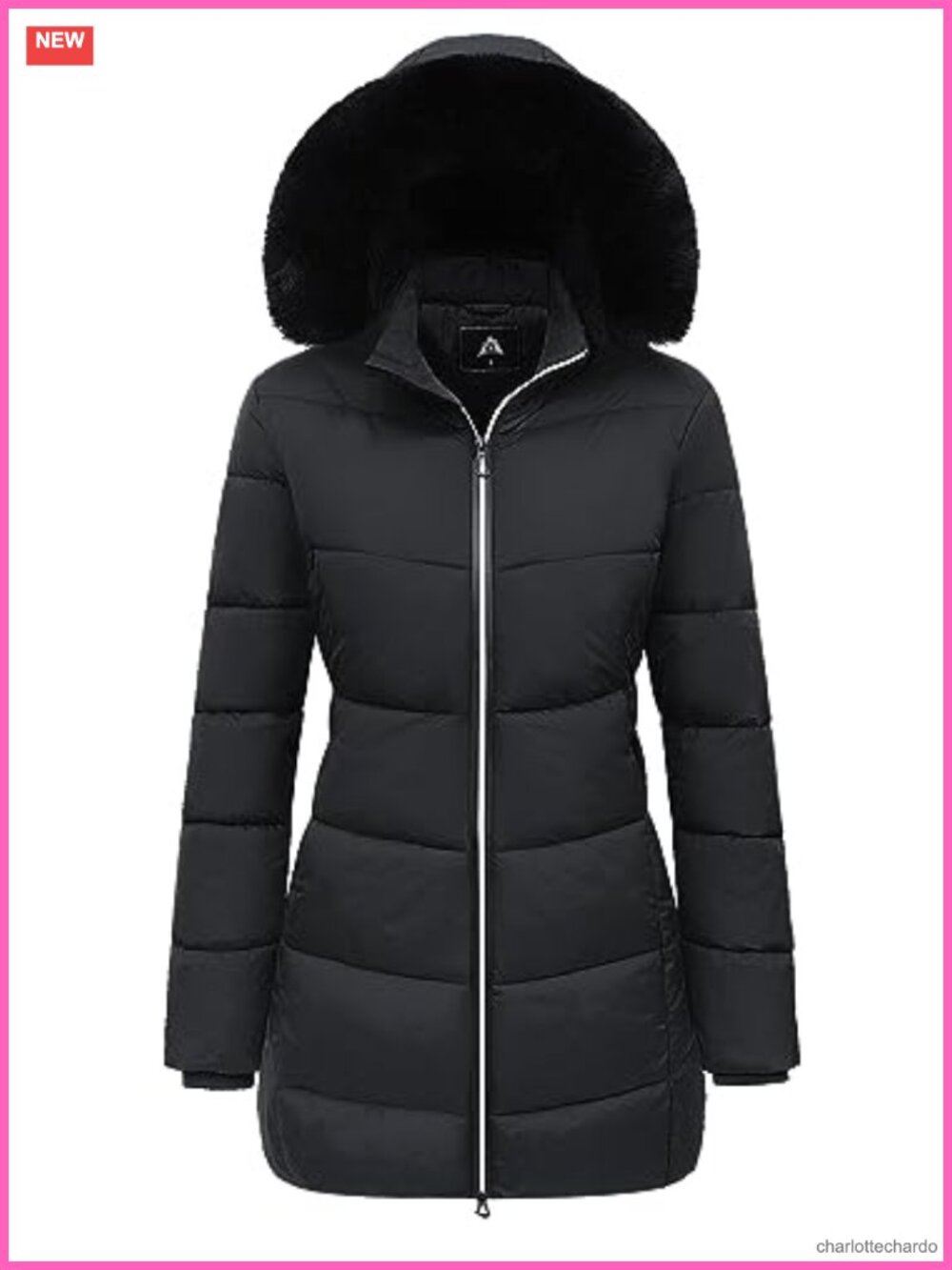 Women's Lightweight Puffer Jacket Warm Winter Down Coat Quilted Long Sleeve